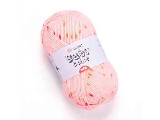 Пряжа Baby Color персиковий 100% акрил 150м 50г 5шт/уп 208 ТМ YarnArt Київ