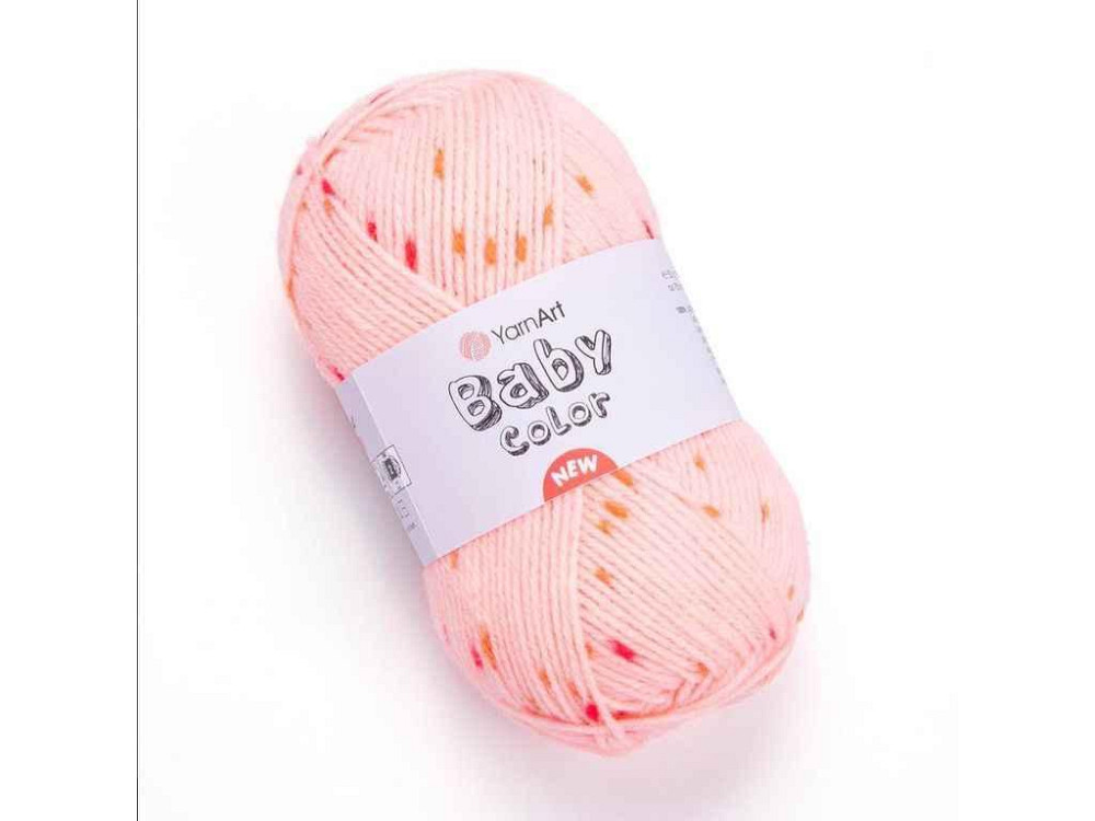 Пряжа Baby Color персиковий 100% акрил 150м 50г 5шт/уп 208 ТМ YarnArt Київ - фото 1