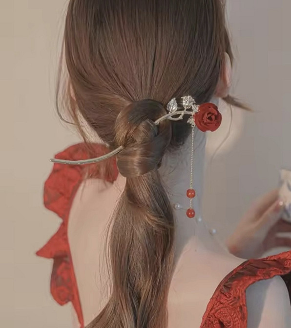 Шпилька-паличка для волосся 