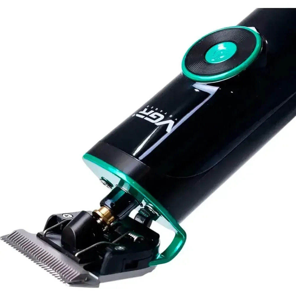 Профессиональная машинка для стрижки волос VGR V-671 Black с подставкой, LED дисплеем и насадками Одесса - изображение 3