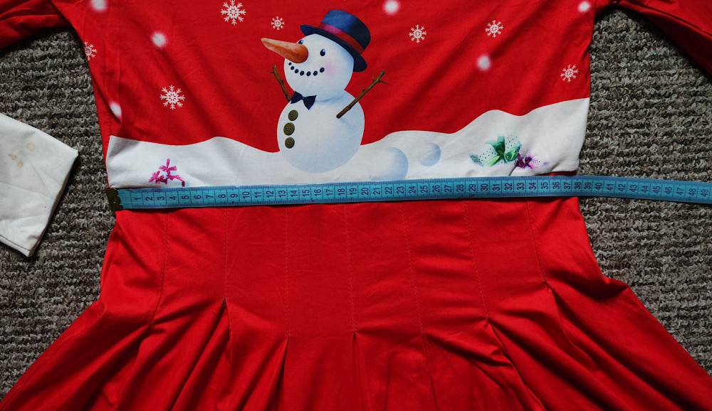 Сукня різдвяна зі сніговиком Смела - изображение 2