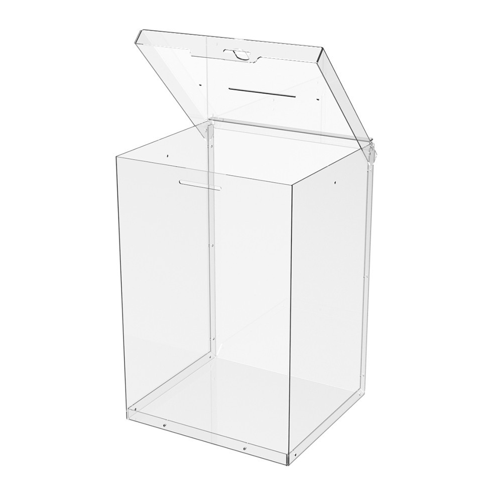 Ящик EKOSTAR с замком для пожертвований и сбора денег 220x200x320. Объем 14 литров Киев - изображение 5