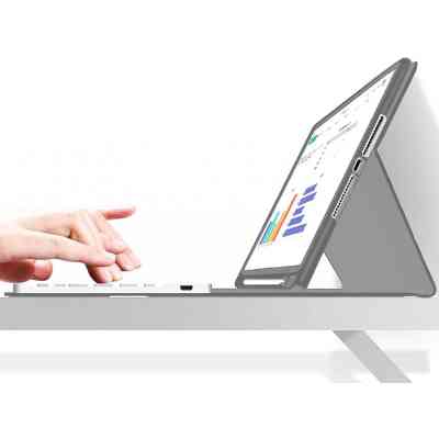 Чохол до планшета BeCover with keyboard Apple iPad Mini 6 2021 Gray (712988) Вінниця