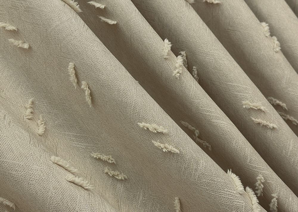 Комплект штор VR-Textil Лен Букле № 1883ш Бежевый 150х270 см 2 шт (33-0909) Киев - изображение 6