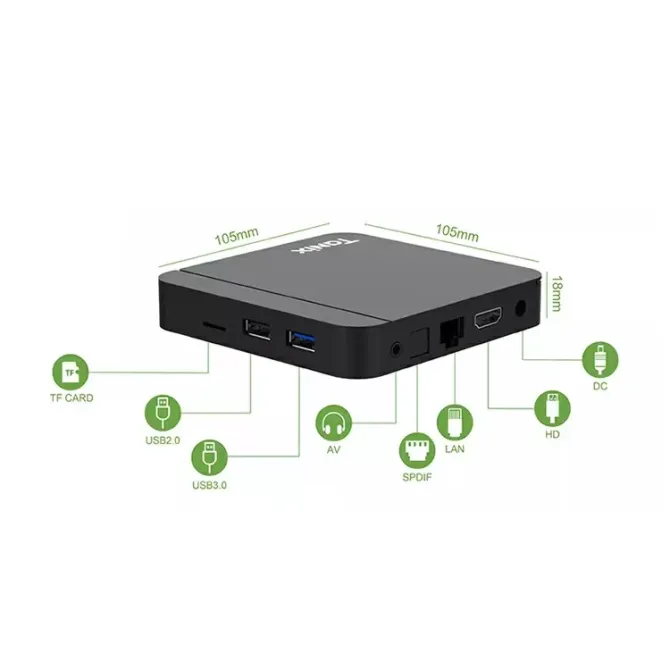 Смарт ТВ приставка Tanix W2 2/16 Гб Smart TV Box Android 11 Андроїд ТВ бокс Київ - фото 8