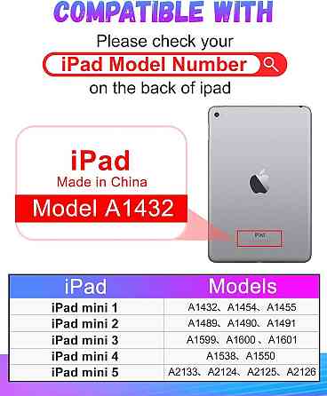 Чехол Uppuppy для iPad Mini 7.9