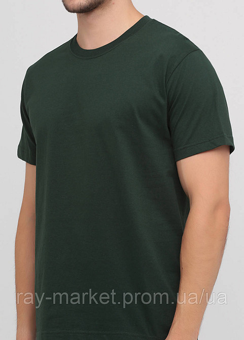 Футболка базова Stedman Classic-T Unisex  чоловіча темно-зелена (ST2000-BOG) Київ - фото 2
