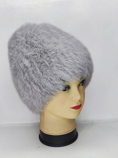 Шапка женская меховая сноп Дарья Светло Серый Харьков - изображение 1