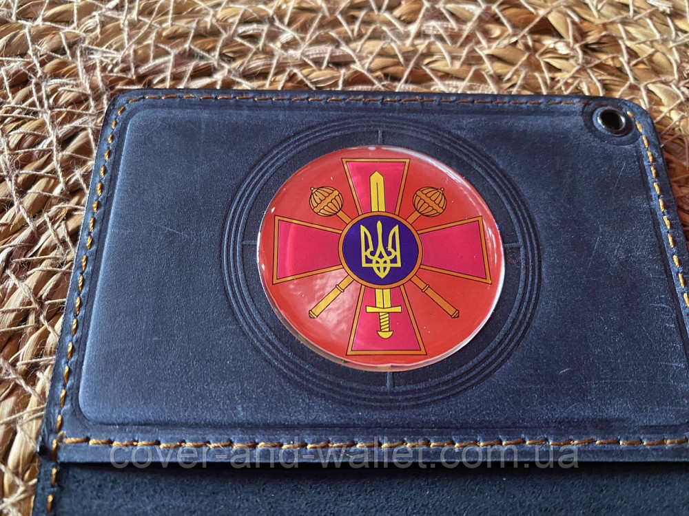Обкладинка на посвідчення Міністерство оборони України із пластиковим шевроном Київ - фото 4