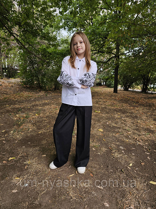 Біла сорочка з вишивкою 134-152 Кривий Ріг - фото 6