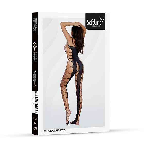 Бодистокинг - Bodystocking 2072, black - One Size Sex Aura Киев