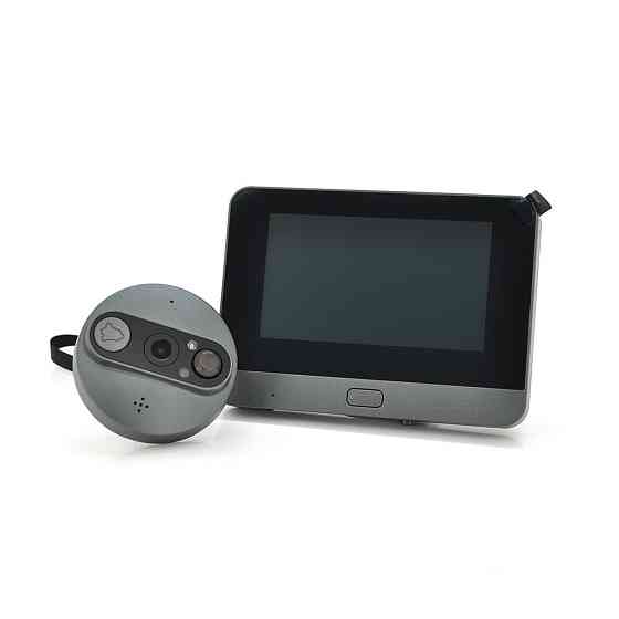 WiFi видеодомофон YOSO EYE1MPM43 с дисплеем, памятью и звонком на батареях (удаленный просмотр APP Tuya smart) Киев