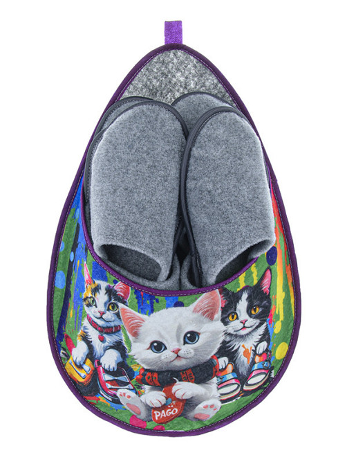 Набор тапочек для гостей Котики качественые тапки 5 пар качественных 36 - 45 размеры Одесса - изображение 1