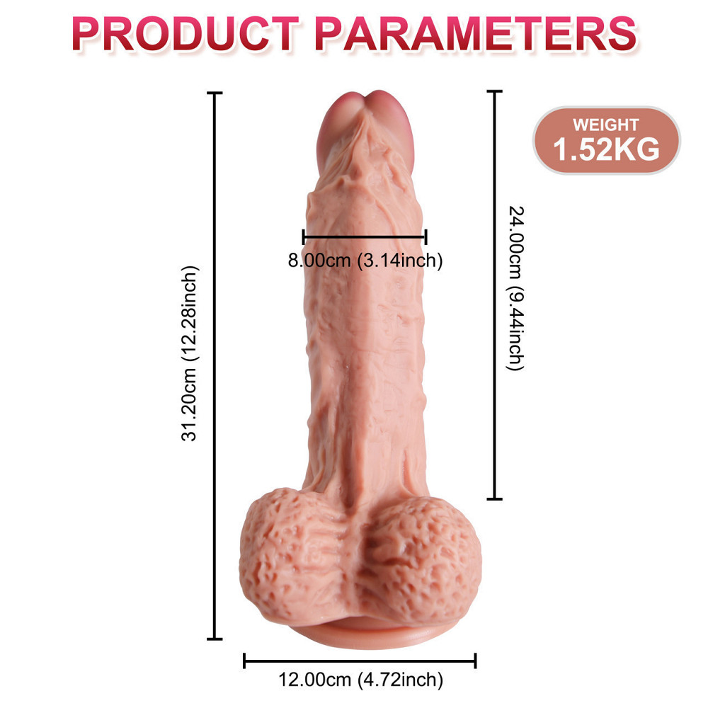 Фалоімітатор "Big fat dick" Sex Aura Київ - фото 4