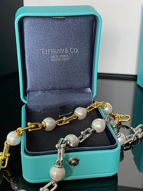 Браслет Тіффані в різних кольорах з перлами / гравірування Tiffany Одеса - фото 2