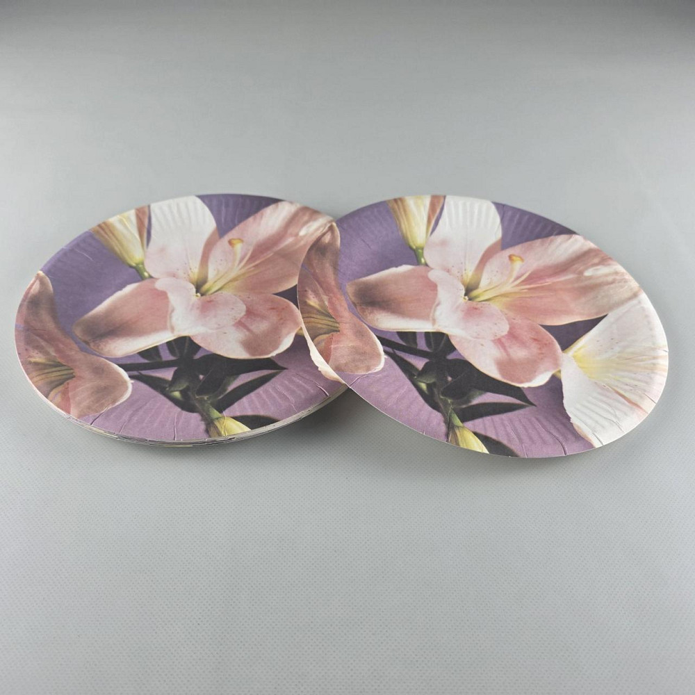 Тарелка бумажная 23см