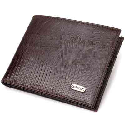 Портмоне Canpellini Из натуральной кожи Коричневое (21869) Винница