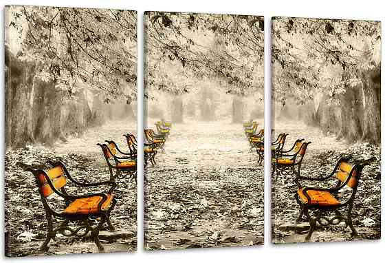 Модульная картина Осенний парк Аrt-102_3А Киев