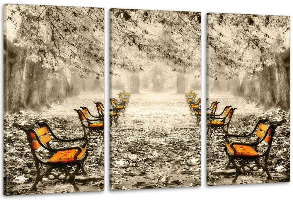 Модульная картина Осенний парк Аrt-102_3А Киев - изображение 1