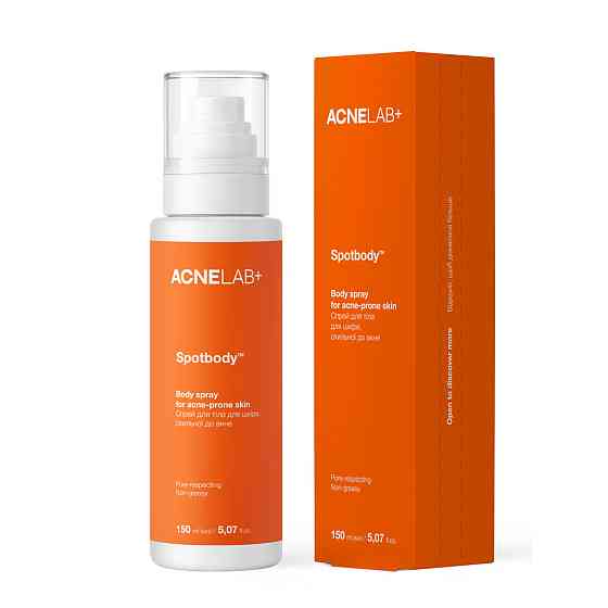 Спрей для тіла для шкіри, схильної до акне Spotbody Body spray for acne-prone skin ACNELAB+ 150 мл Київ