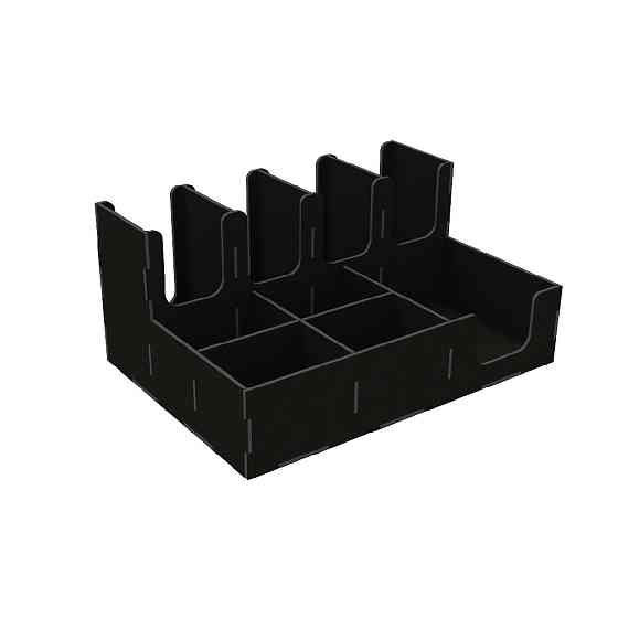 Барний органайзер EKOSTAR для кафе на 9 секцій чорний 350х250х160 Київ