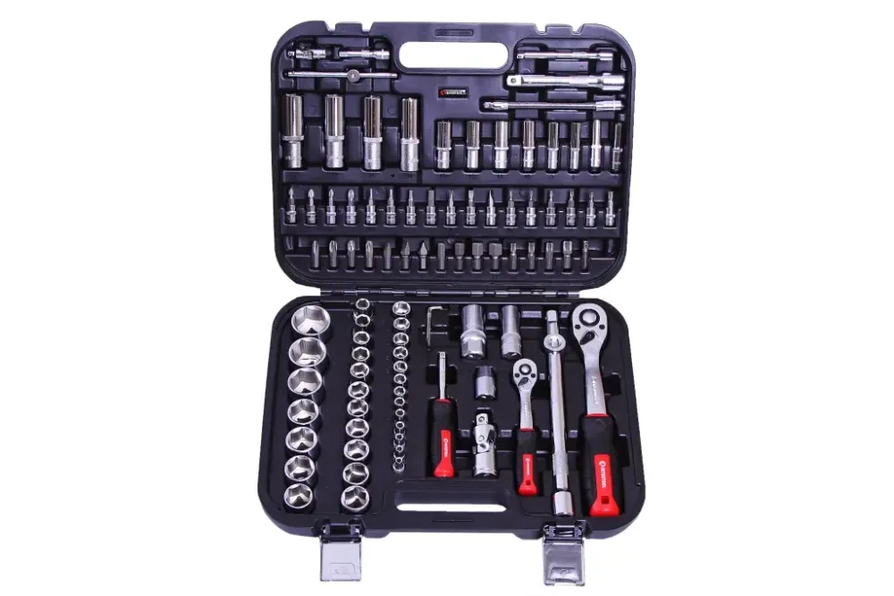 Набір голівок і насадок 94 ед. Intertool Storm 1/2, 1/4 Вінниця - фото 1