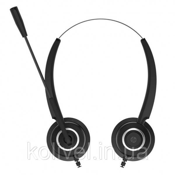 Навушники з мікрофоном HP DHE-8000 (Call Center), USB, Black (DHE-8000) Київ - фото 2