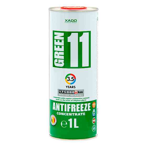 Антифриз Xado Antifreeze Green G11 зеленый концентрат 1л Львов