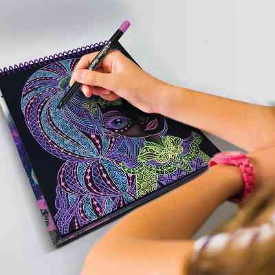 Набір для творчості Nebulous Stars Скетчбук Екліпсія Чорні аркуші (11121) Вінниця