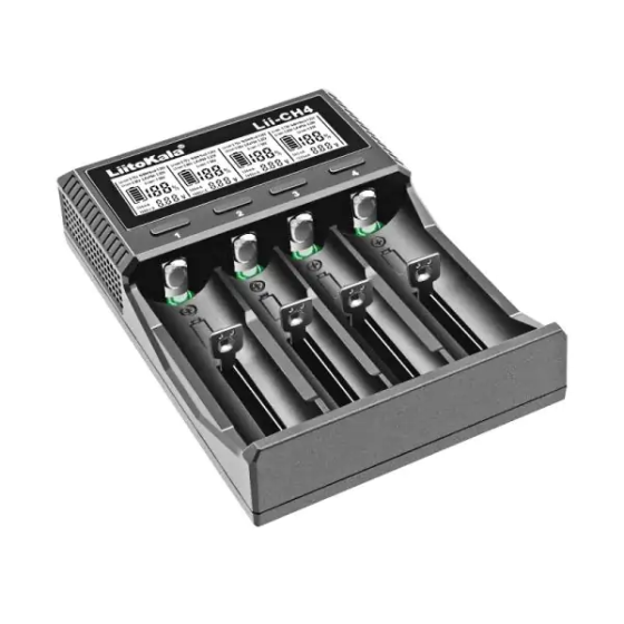 Зарядное устройство LiitoKala Lii-CH4 LCD Type-C (Li-ion IMR LiFe NiMH) (на 4 аккумулятора) Киев