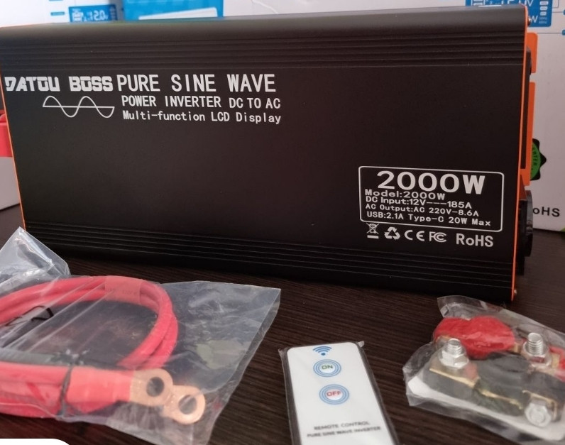 Инвертор Databoss Преобразователь напряжения 12В -220 2квт. Харьков - изображение 5
