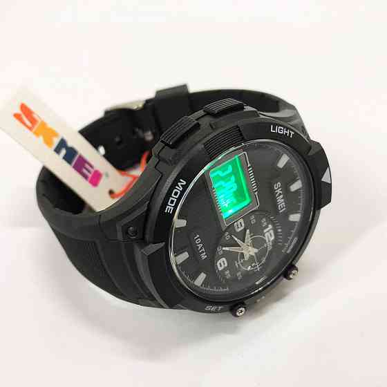 Стильні статусні наручні годинники стрілочні SKMEI 1761BKWT, Класичні годинники на руку для чоловіків HG-45 Івано-Франківськ