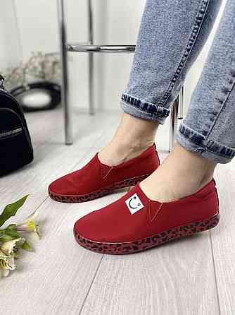 Bona Сліпони жіночі Bona MB-501 червоні (літо, тканина) (1356) Коломыя