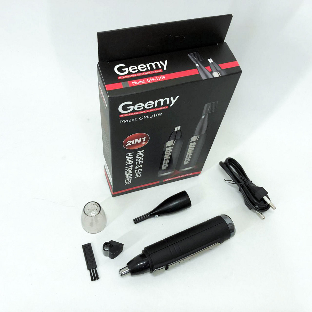 Бритвы аккумуляторные GEMEI GM-3109 2в1, Триммер с регулируемой длиной, Сухая бритва GI-64 Львов - изображение 16