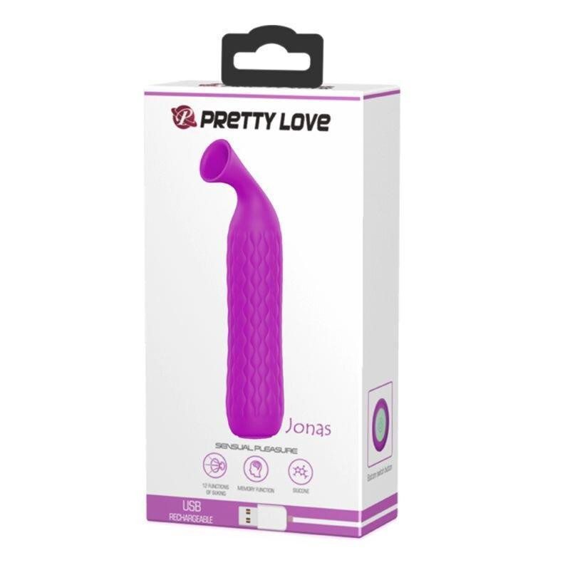 Вагінальний міні вібратор з вакуумним стимулятором Pretty Love "Jonas" BI-014564 Sex Aura Київ - фото 8