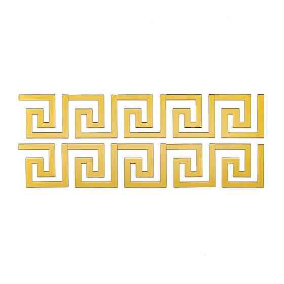 Зеркальный декор акриловый самоклеющийся золото,10шт (D) SW-00002507 Днепр