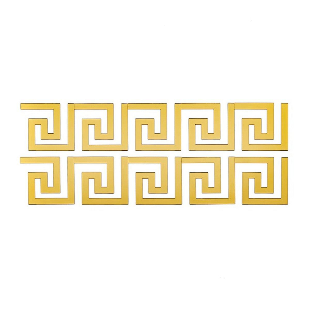 Зеркальный декор акриловый самоклеющийся золото,10шт (D) SW-00002507 Днепр - изображение 1