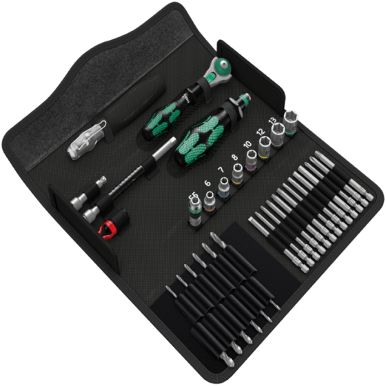 Набор торцевых головок с трещоткой, удлинителем 1/4