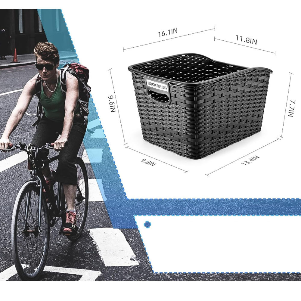 Великий кошик на багажник і багажник алюмінієвий для велосипеда Бровари - фото 10