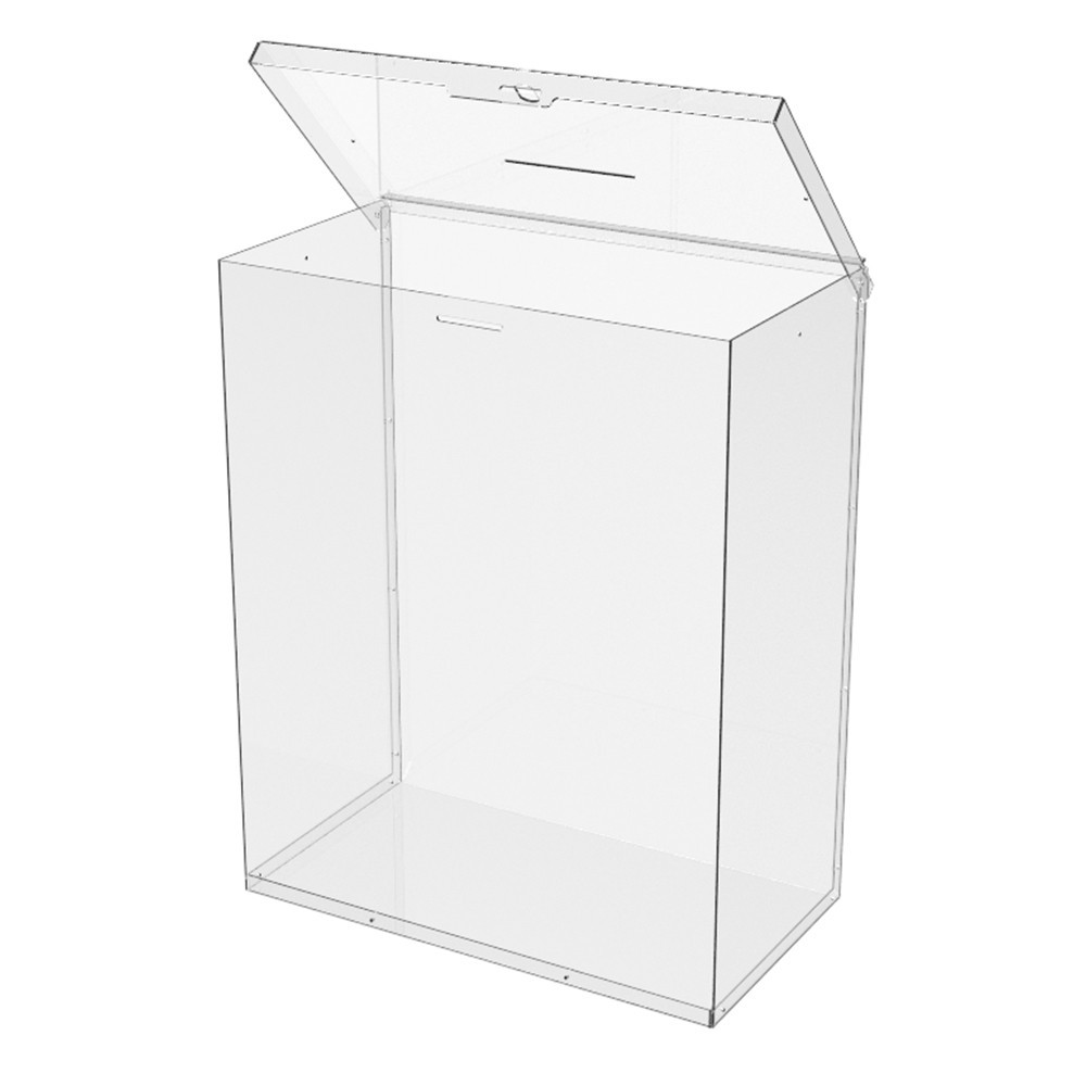 Скринька EKOSTAR с замком для пожертв та збору грошей 400x220x500. Об'єм 44 літра Київ - фото 4