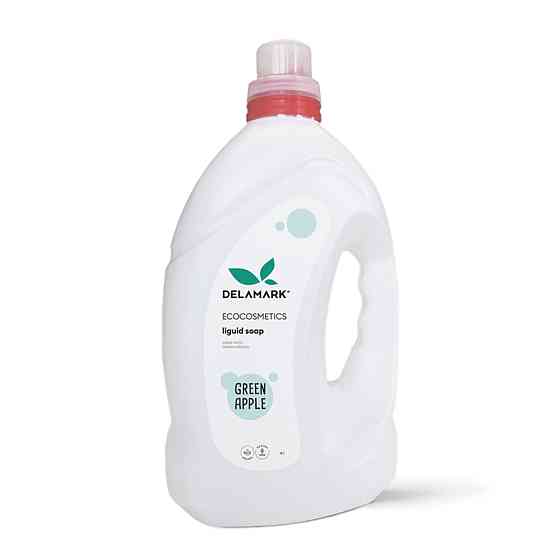 Мило рідке косметичне Зелене яблуко De La Mark 4 л Київ