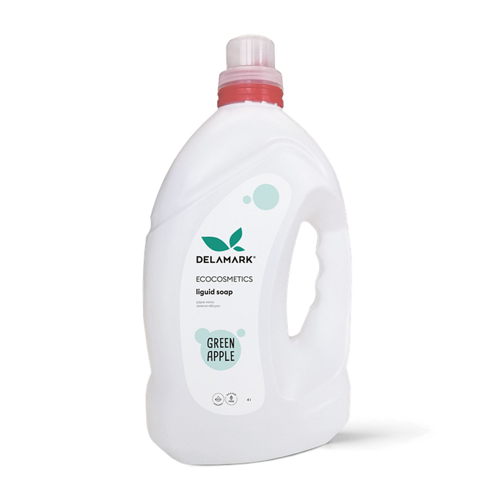 Мило рідке косметичне Зелене яблуко De La Mark 4 л Київ - фото 2