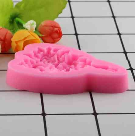 Молд кондитерский Букет роз 73 на 40 мм розовый Киев