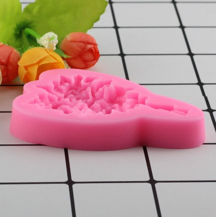 Молд кондитерский Букет роз 73 на 40 мм розовый Киев - изображение 4