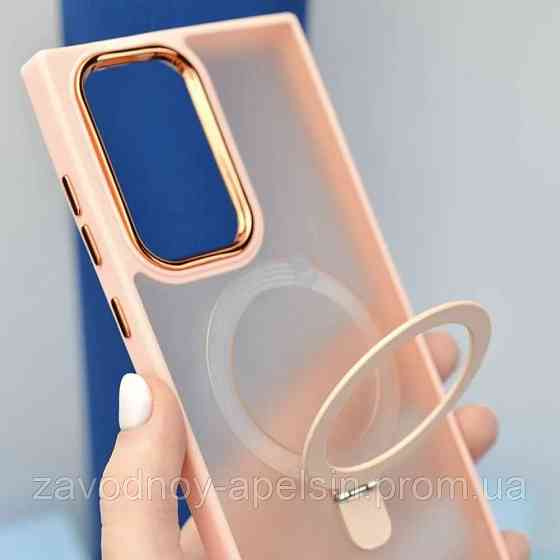 Samsung S23 Ultra S918 Матовый чехол Откидной магсейф (TPU+PC) Одесса