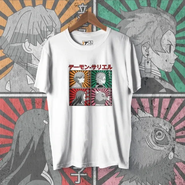Футболка чоловіча з  принтом Клинок, рассекающий демонов Pop Art WE Розмір 48 Anime0357 Дніпро - фото 1