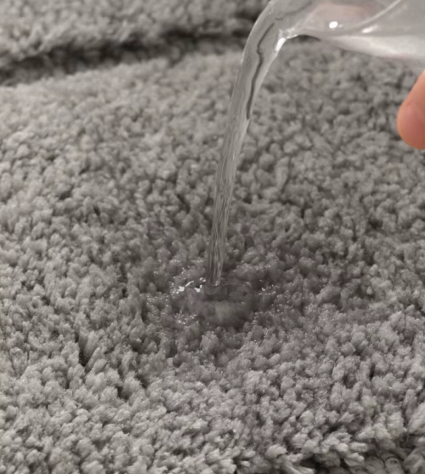 Коврик для ванной комнаты и душа коврик для ног в душевую,микрофибра, атискользящий овальный 50х80 см,серый Каменец-Подольский - изображение 3