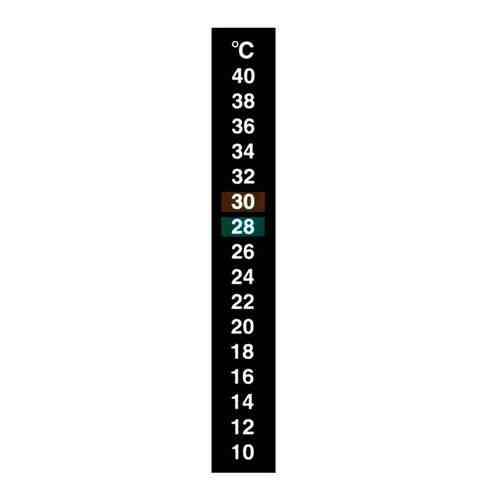 Термометр наклейка для акваріума 10-40C 13см, акваріумний градусник термопластик Київ