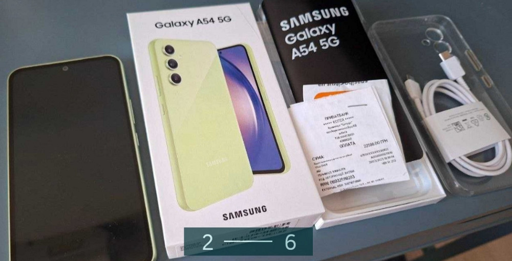 Смартфон Samsung Galaxy A54 5G Lime Green 8/256Gb. Киев - изображение 5