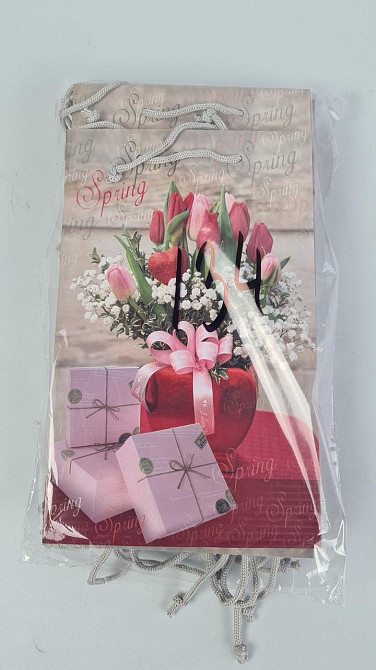 Паперовий пакет подарунковий Середній 17/26/8 (артSV-134) (12 шт.) Харків - фото 2